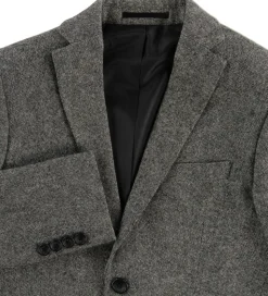 Grunt Blazer - Uld/Polyester - Salt & Pepper