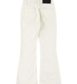 Grunt Bukser - Fløjl - Flare Cord - Broken White