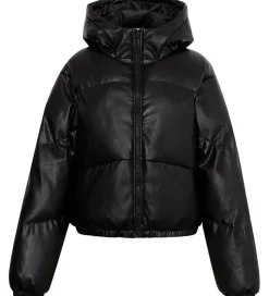 Grunt Dynejakke - PU - GRMai - Sort