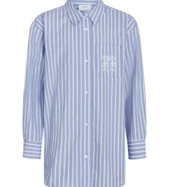 Grunt Skjorte - GrFully - Blå m. Striber