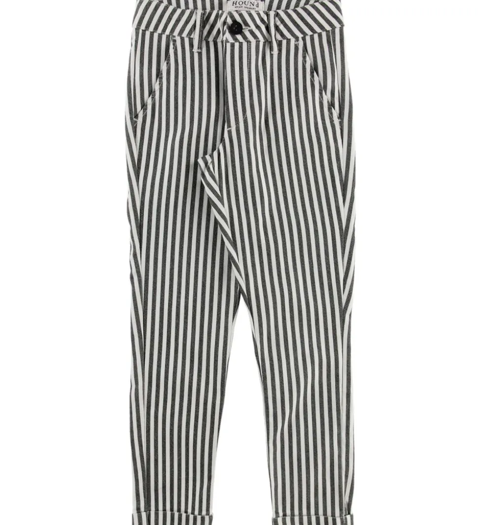Hound Chinos - Hvid/Gråstribet