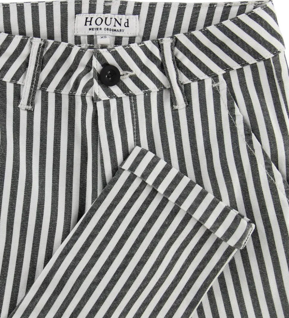 Hound Chinos - Hvid/Gråstribet