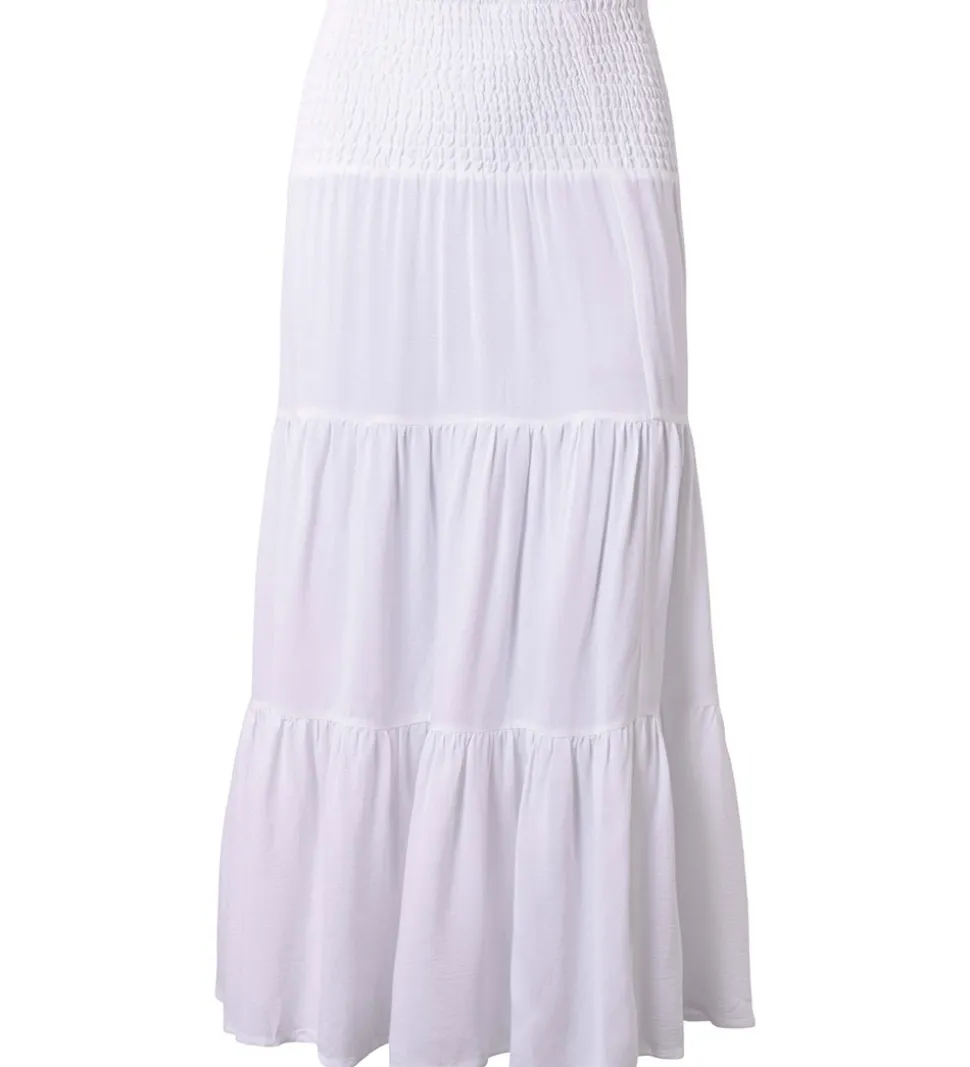 Hound Nederdel - Maxi Smock - Hvid