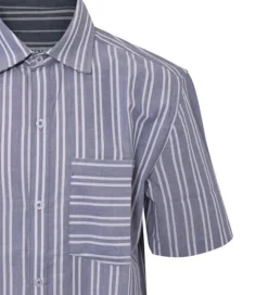 Hound Skjorte - Deep Blue/White Striped