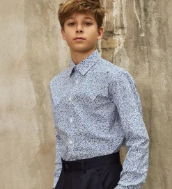 Hound Skjorte - Hvid m. Blomster