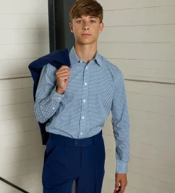 Hound Skjorte - Hvid/Blå m. Sole