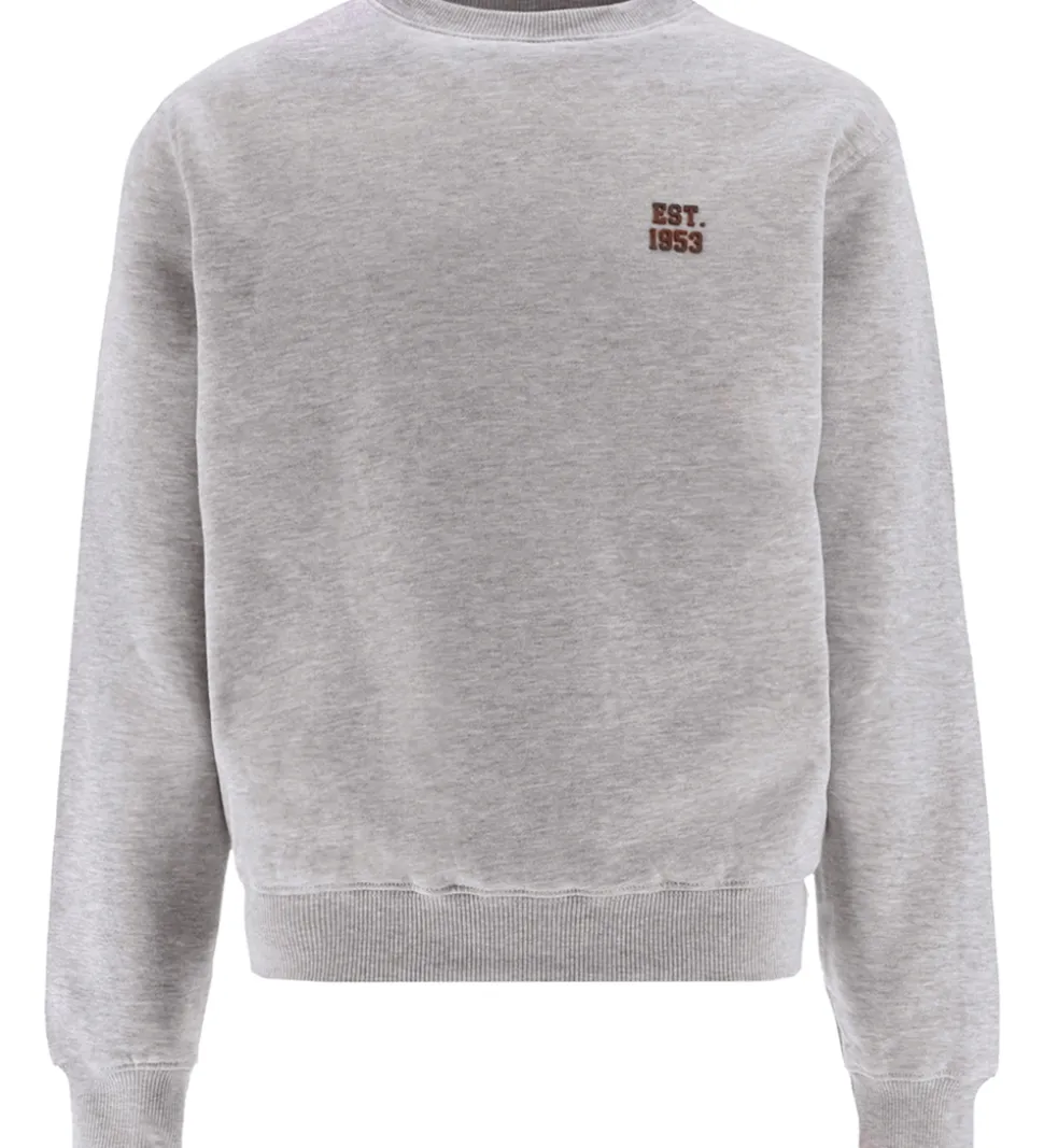 Hound Sweatshirt - Crew - Lys Grå Meleret