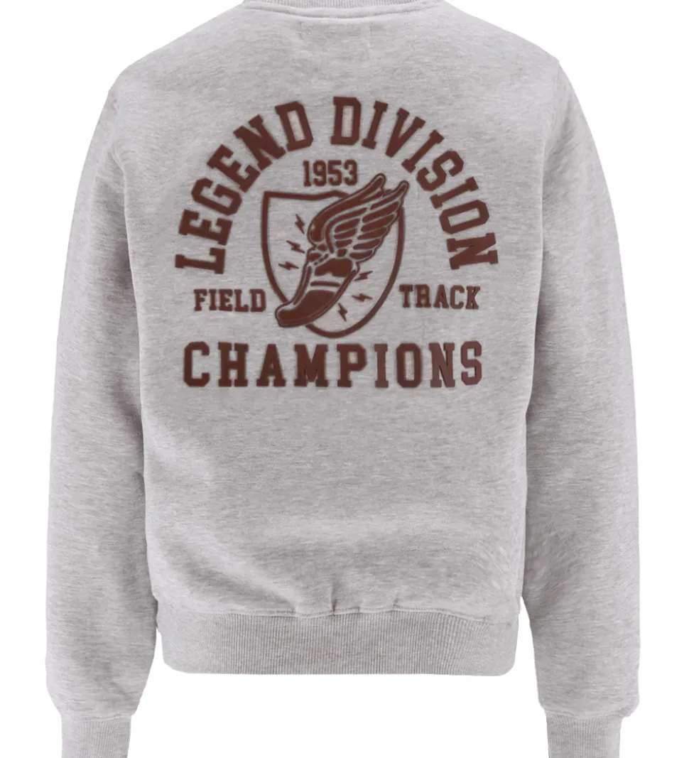 Hound Sweatshirt - Crew - Lys Grå Meleret