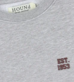 Hound Sweatshirt - Crew - Lys Grå Meleret
