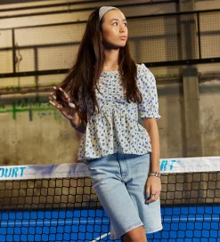 Hound Top - Flower - Light Blue