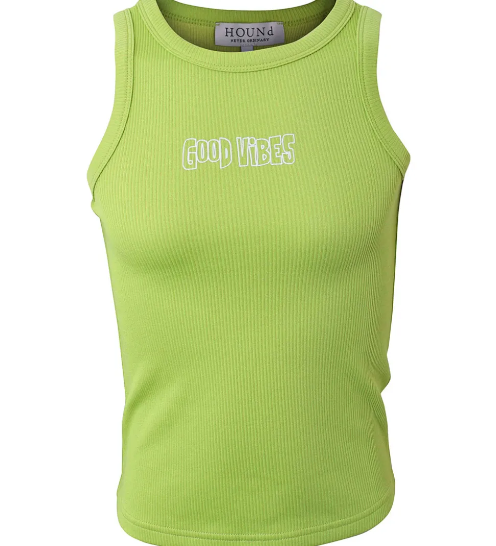 Hound Top - Rib - Pear m. Print