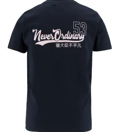 Hound T-shirt - Navy m. Print