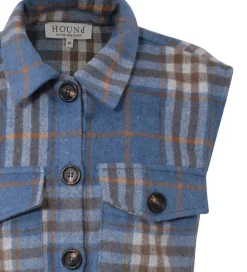 Hound Vest - Plaid - Blå m. Tern
