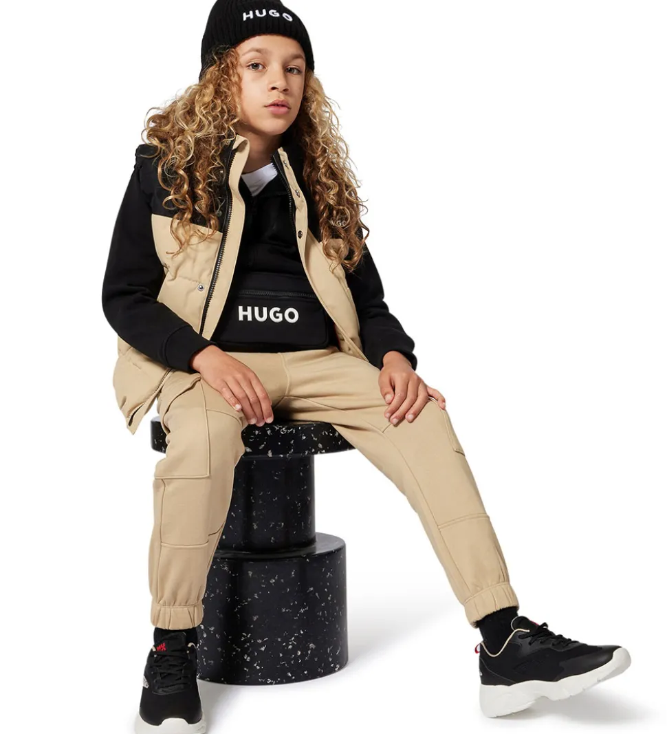 HUGO Hue - Strik - Sort