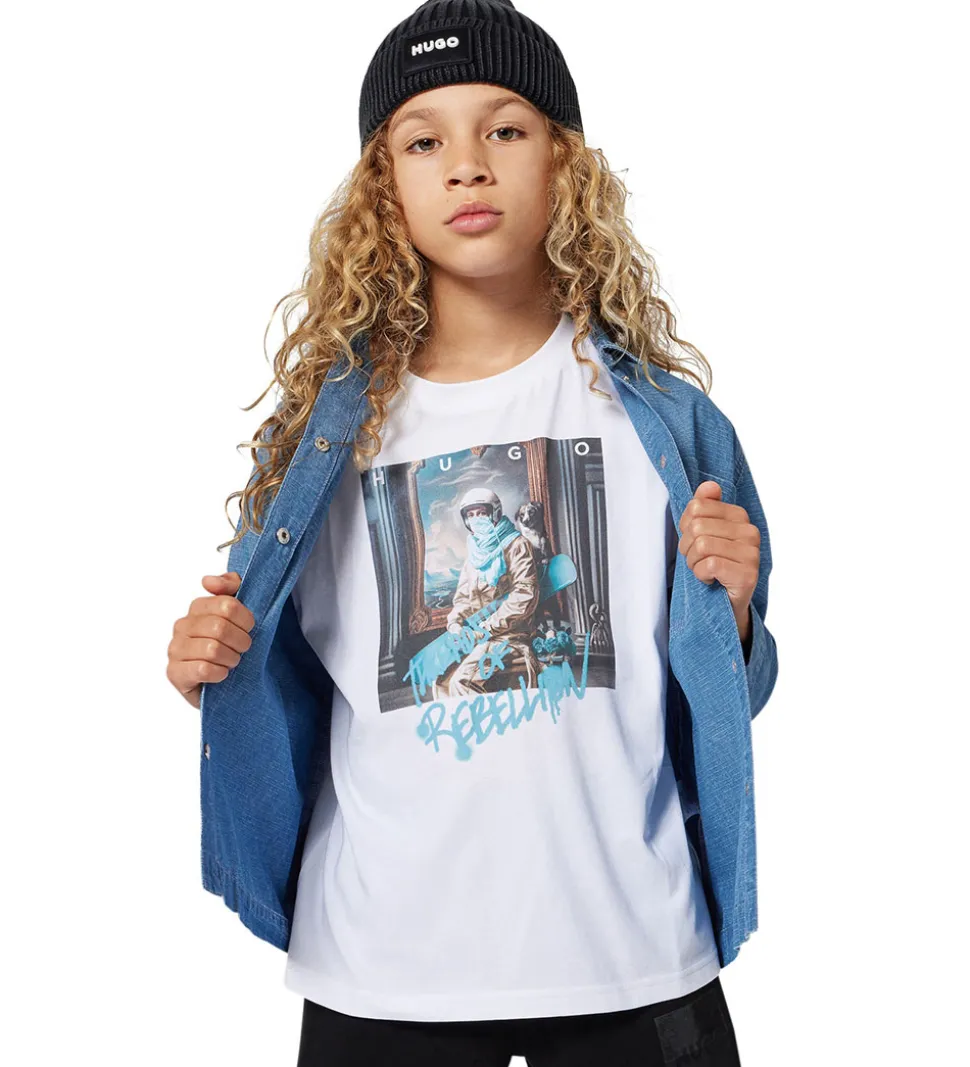 HUGO Skjorte - Denim - Stone Wash