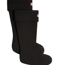 Hunter Fleece Støvlestrømper - Lang - Black