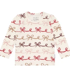 Hust and Claire Bluse - Rib - HCAmma - Sugar m. Sløjfer