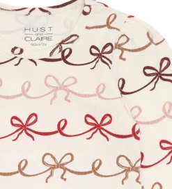 Hust and Claire Bluse - Rib - HCAmma - Sugar m. Sløjfer