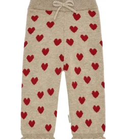 Hust and Claire Bukser - Strik - HCLisa - Biscuit m. Hjerter