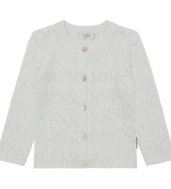 Hust and Claire Cardigan - Strik - Cilja - White m. Hulmønster