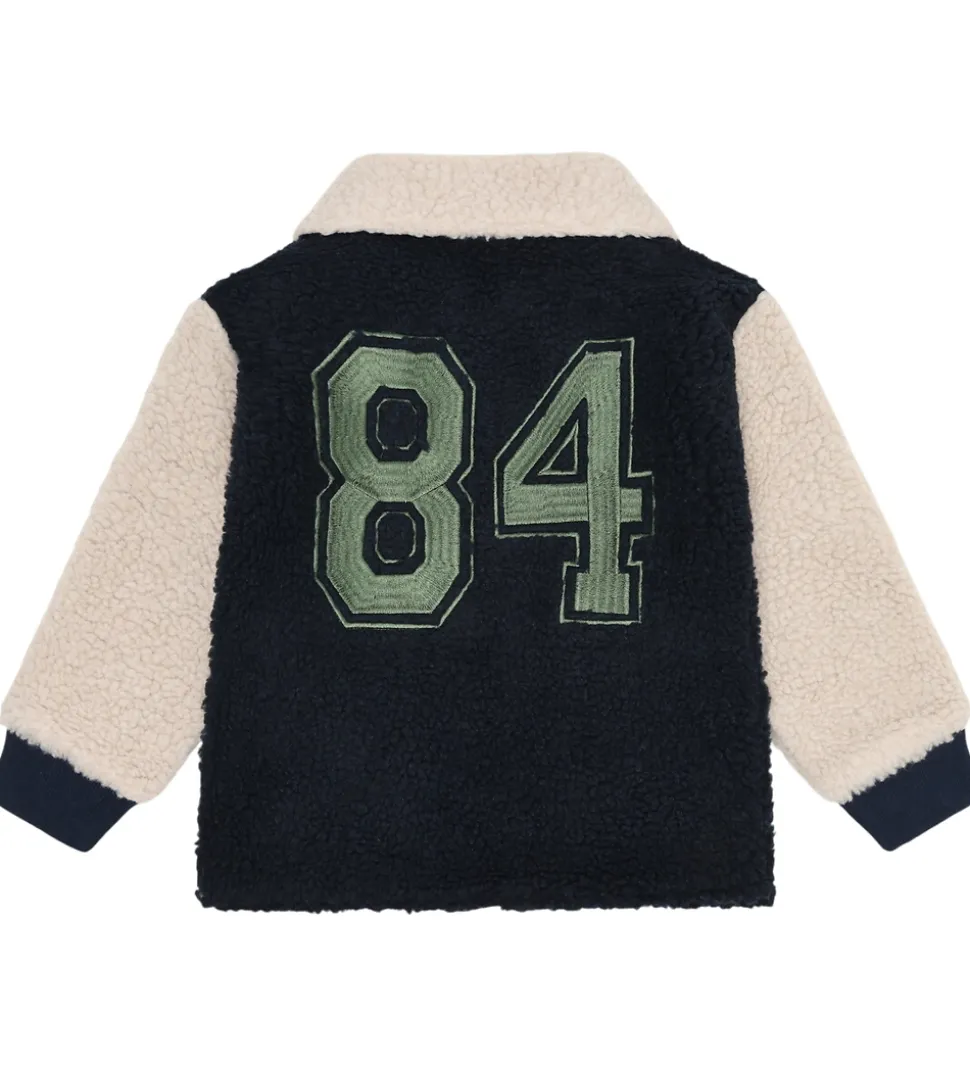 Hust and Claire Fleecejakke - HCErik Teddy - More Navy