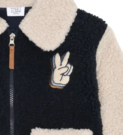 Hust and Claire Fleecejakke - HCErik Teddy - More Navy