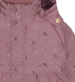 Hust and Claire Flyverdragt - HCOtine - Pale Mauve m. Hjerter/Ba