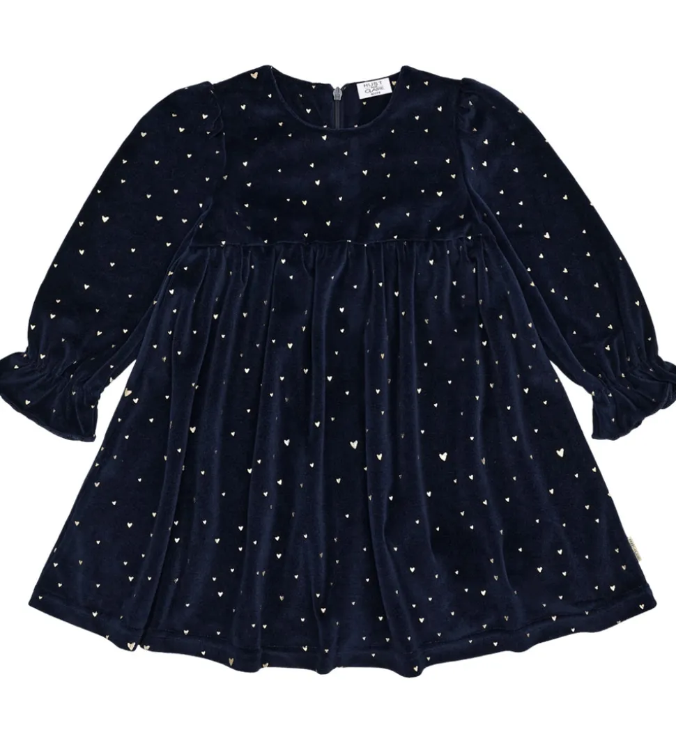 Hust and Claire Kjole - Velour - HCDonna - More Navy m. Guld