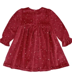 Hust and Claire Kjole - Velour - HCDonna - Teaberry m. Guld