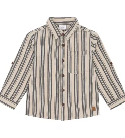 Hust and Claire Skjorte - Bomuld/Hør - Rollo - Blues