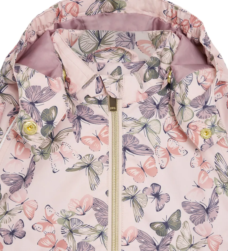 Hust and Claire Sommerjakke - HCObia - Peach Dust m. Sommerfugle