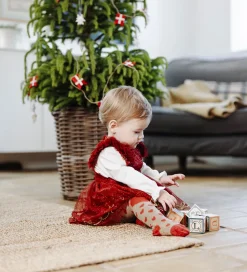 Hust and Claire Strømpebukser - HCFrankie - Biscuit m. Hjerter