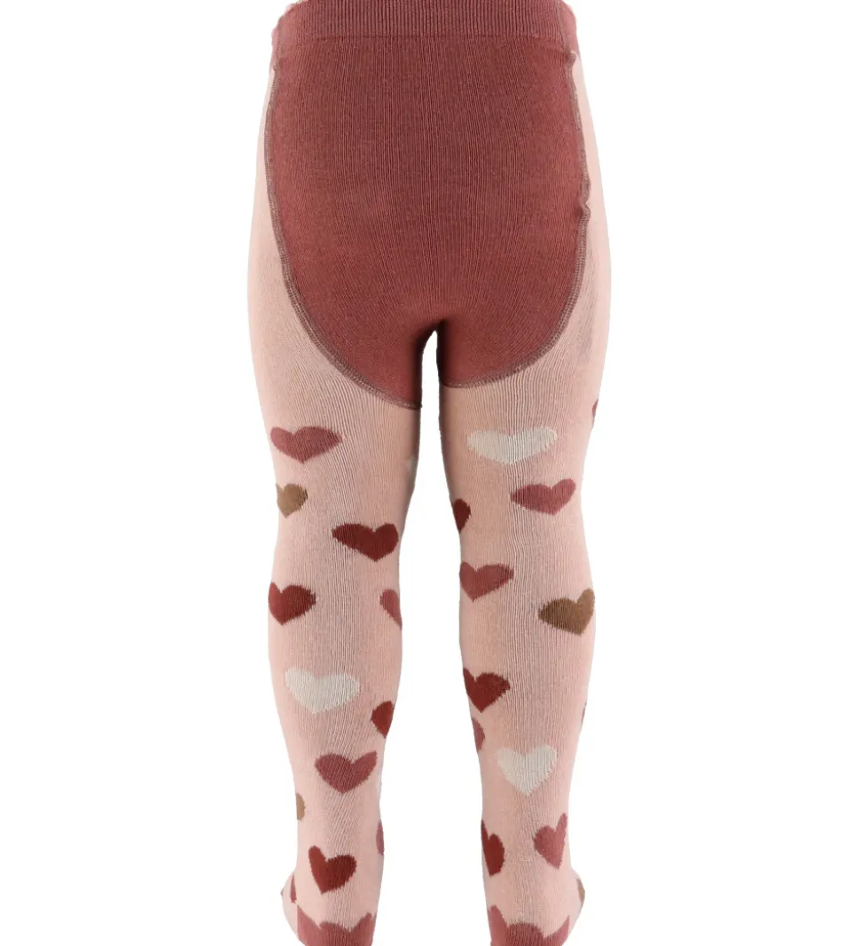 Hust and Claire Strømpebukser - HCFrankie - Adobe Rose m. Hjerte