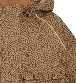 Hust and Claire Vinterjakke - HCObia - Wood Smoke m. Leopard