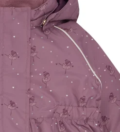 Hust and Claire Vinterjakke - HCObia - Pale Mauve m. Hjerter/Bal