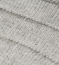 Huttelihut Babyhjelm m. Ører - Alpakauld - Strik - Gråmeleret