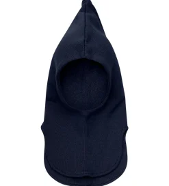 Huttelihut Elefanthue - 2-lags - Uld - Strik - Dark Navy