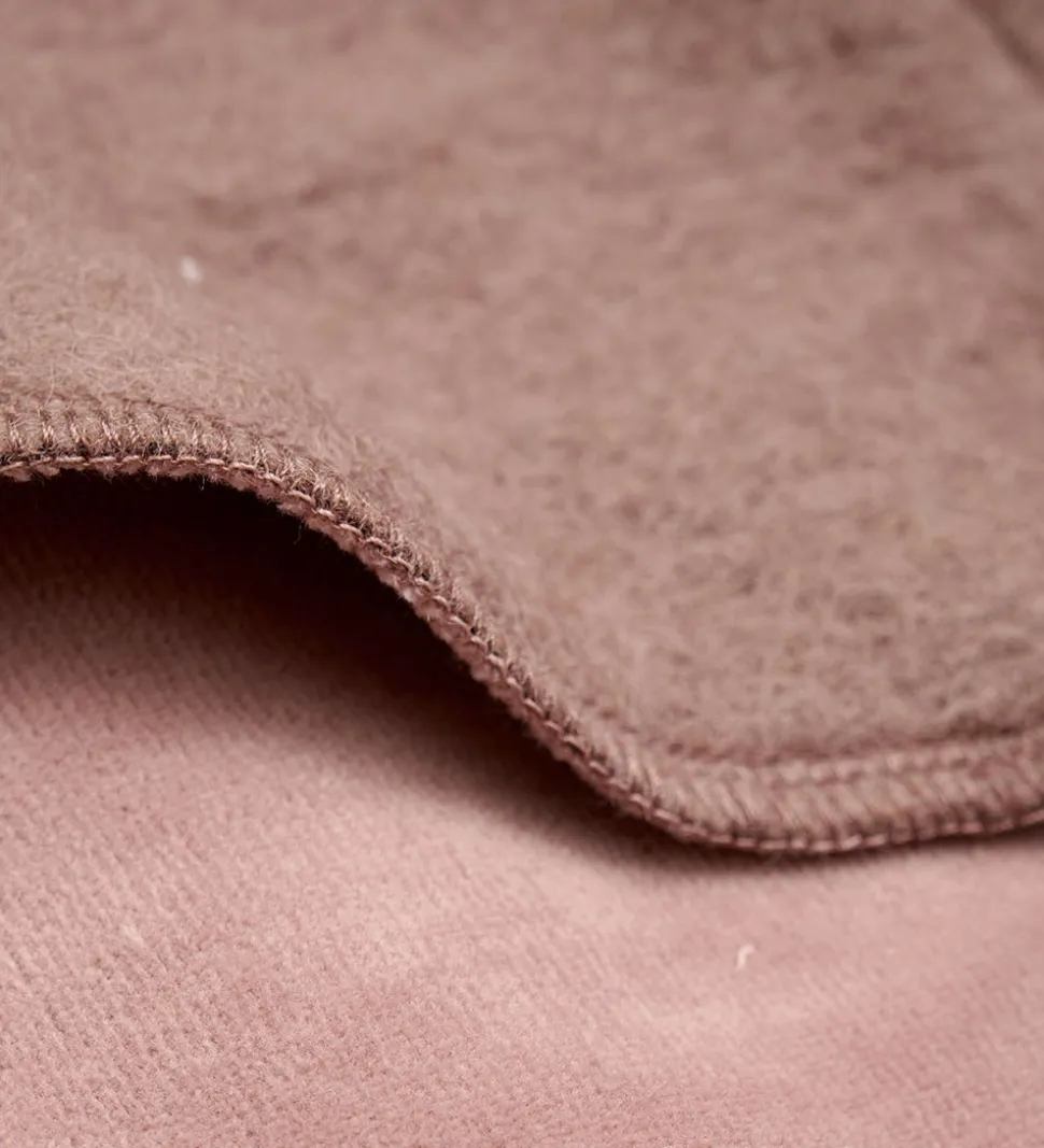 Huttelihut Elefanthue - Uld - 2-lags - Burlwood m. Ører