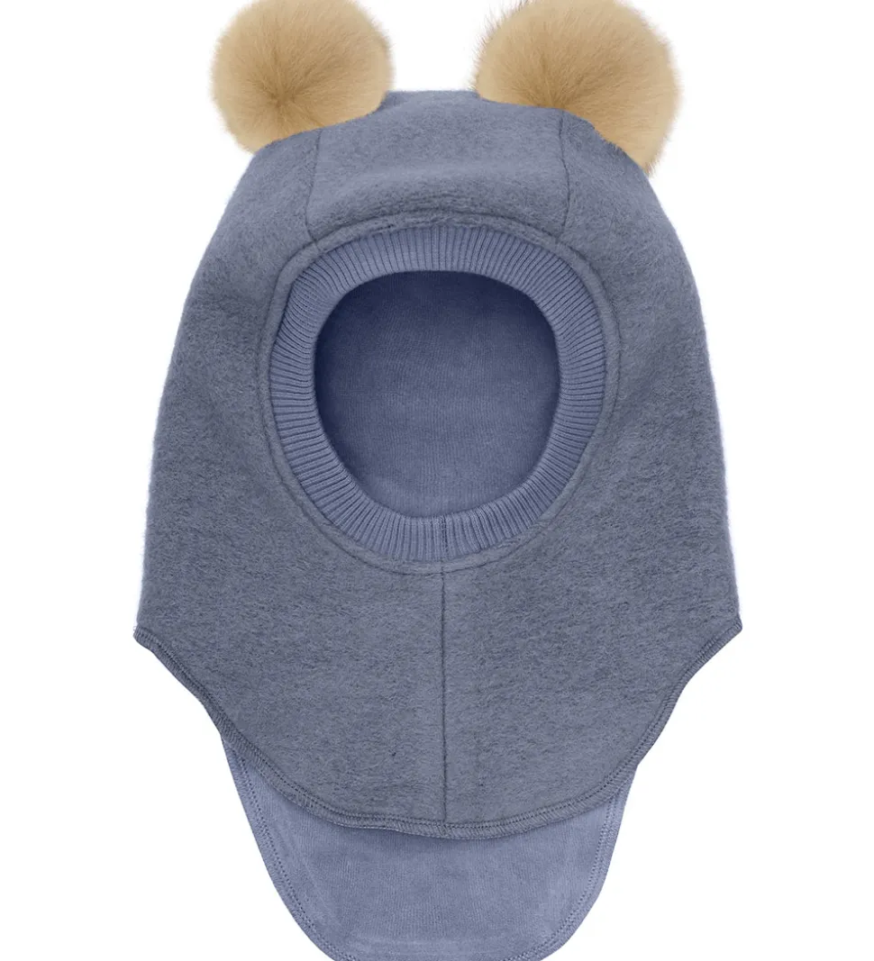 Huttelihut Elefanthue - Uld - 2-lags - Folkstone Gray m. Kvaste