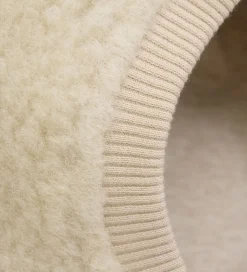 Huttelihut Elefanthue - Uld - Teddy - 2-lags - Cement m. Ører