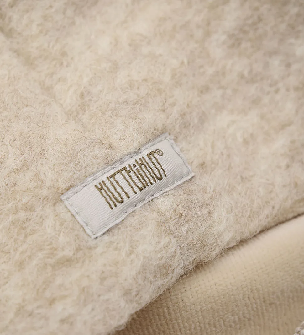 Huttelihut Hue - Uld - Sand Melange m. Kvast