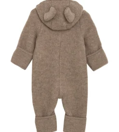 Huttelihut Køredragt - Uldfleece - Savannah Melange m. Ører