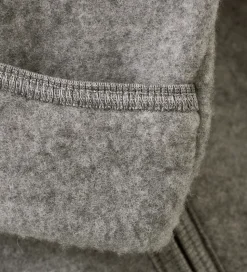 Huttelihut Køredragt - Uldfleece - Medium Grey Melange m. Ører