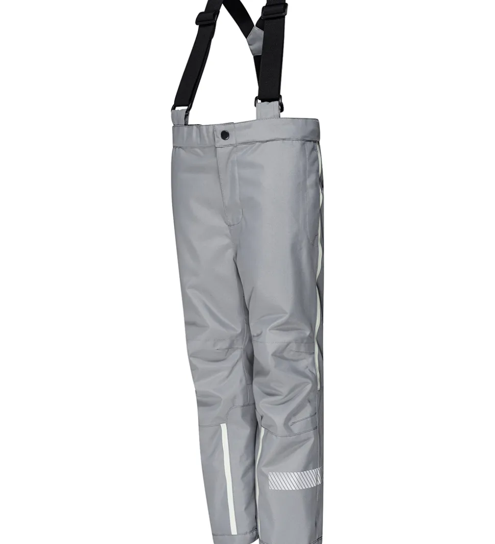 ILDHU Skibukser - Norly - Light Grey m. Selvlysende Reflekser