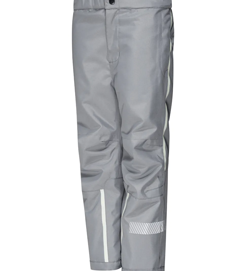 ILDHU Skibukser - Norly - Light Grey m. Selvlysende Reflekser