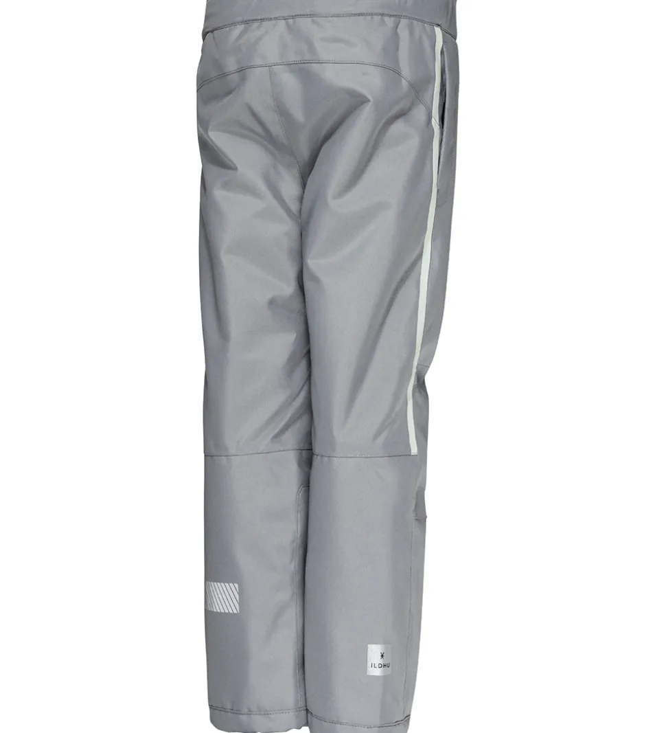 ILDHU Skibukser - Norly - Light Grey m. Selvlysende Reflekser