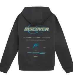 Indian Blue Jeans Hættetrøje - Phantom m. Print