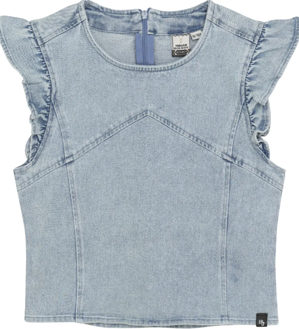 Indian Blue Jeans Top - Light Denim Blue