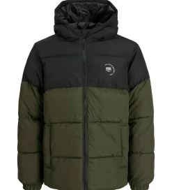 Jack & Jones Dynejakke - JjMaze - Rosin/BLOCKING WITH WHITE LOGO