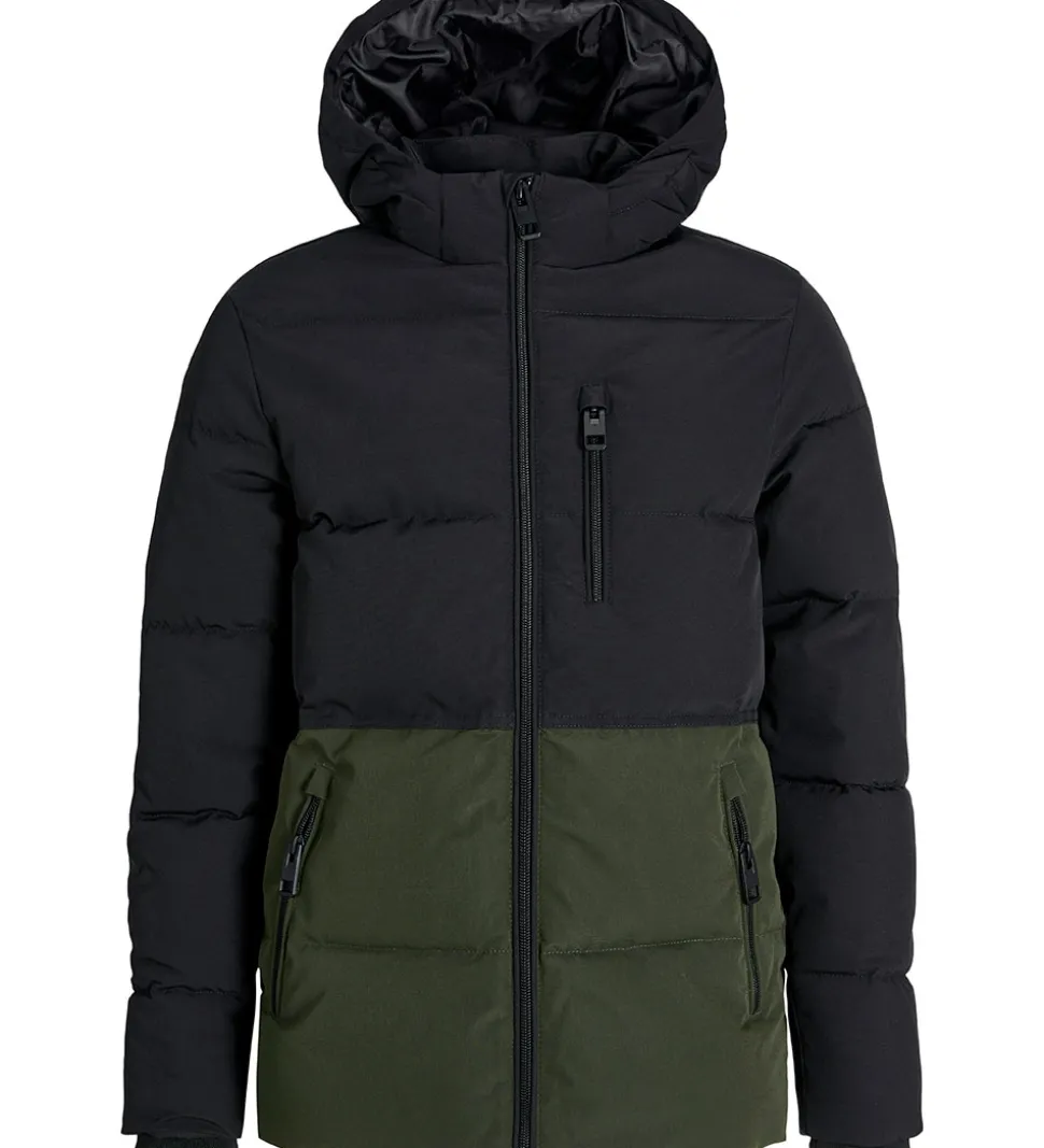 Jack & Jones Dynejakke - JjEowen - Rosin/Black Blocking